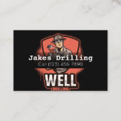 Adverteer boorbedrijf visitekaartje (Voorkant)
