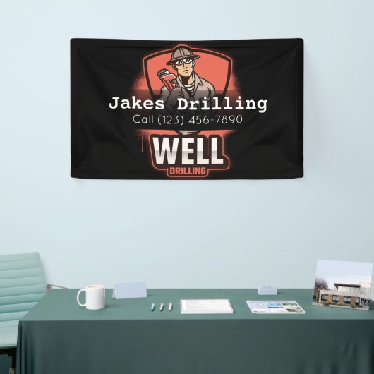 Adverteer goed boorlende banner (Beurs)