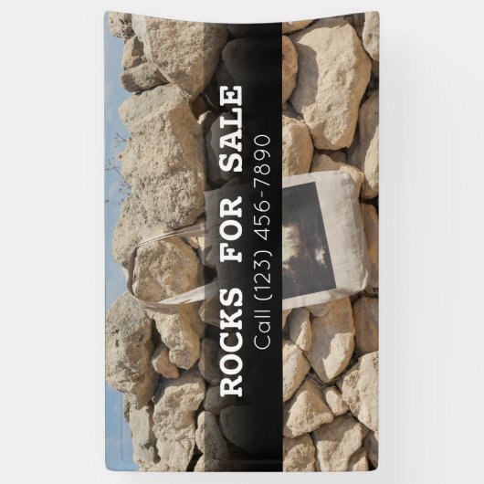 Adverteer Grote Raketten voor de verkoop Landschap Spandoek (Verticaal)