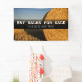 Adverteer Hay Bales voor de BedrijfsBanner van het Spandoek (Insitu)