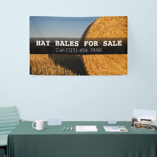 Adverteer Hay Bales voor de BedrijfsBanner van het Spandoek (Beurs)