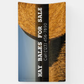 Adverteer Hay Bales voor de BedrijfsBanner van het Spandoek (Verticaal)