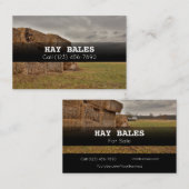 Adverteer Hay Bales voor het Visitekaartje van het (Voorkant / Achterkant)