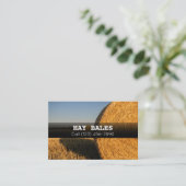 Adverteer Hay Bales voor het Visitekaartje van het (Staand voorkant)