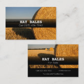 Adverteer Hay Bales voor het Visitekaartje van het (Voorkant / Achterkant)