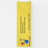 Adverteer je bedrijf met een banner (Verticaal)