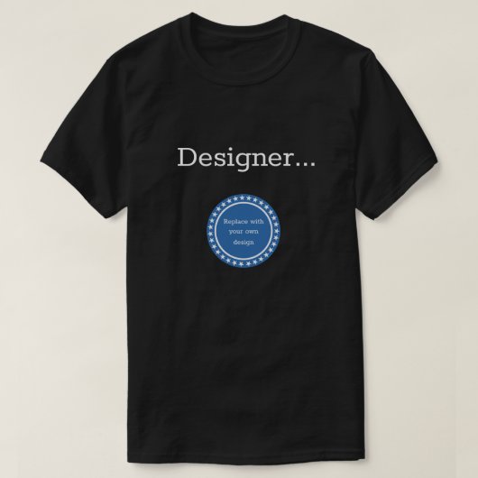 Adverteer je eigen T-Shirt-Sjabloon voor bedrijven T-shirt (Design voorkant)