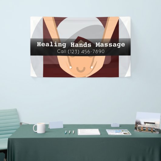 Adverteer Massage Therapy Business Banner (Beurs)