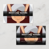 Adverteer Massage Therapy Company Visitekaartje (Voorkant / Achterkant)