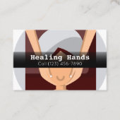 Adverteer Massage Therapy Company Visitekaartje (Voorkant)