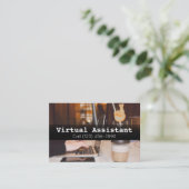 Adverteer Virtuele Assistenten Gig Visitekaartje (Staand voorkant)