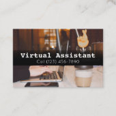 Adverteer Virtuele Assistenten Gig Visitekaartje (Voorkant)