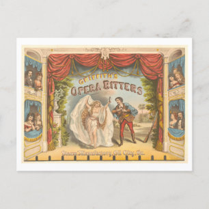 advertentie Griffith's Opera Bitters Briefkaart