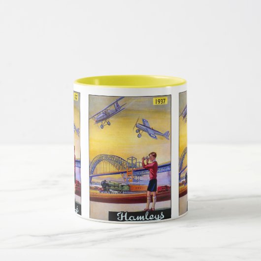  advertentie: Hanleys Speelgoed Airplane Mok (Midden)