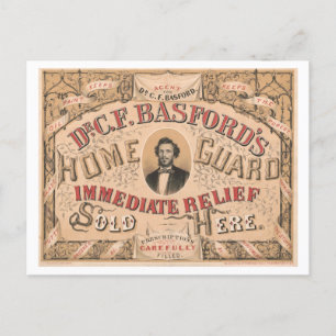  advertentie: Home Guard Patent Medicine Briefkaart