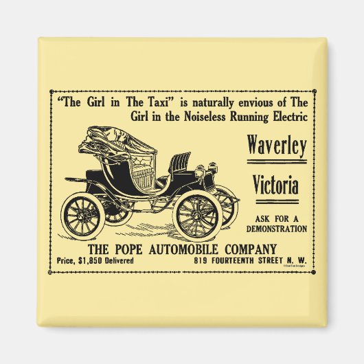 Advertentie in autokrant magneet (Voorkant)