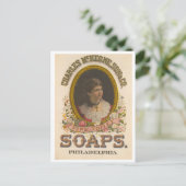  advertentie McKeone Fine Toilet Soaps Briefkaart (Staand voorkant)