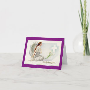  Advertentie Paasengel Feestdagen Kaart