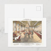  advertentie: Palmer House Barber Shop Briefkaart (Voorkant / Achterkant)