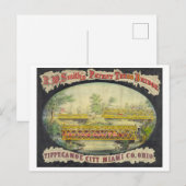  advertentie: Patent Truss Bridge, Ohio Briefkaart (Voorkant / Achterkant)