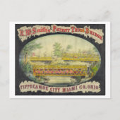 advertentie: Patent Truss Bridge, Ohio Briefkaart (Voorkant)