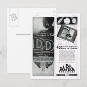 Advertentie, Sarda, Besançon Feestdagenkaart (Voorkant / Achterkant)