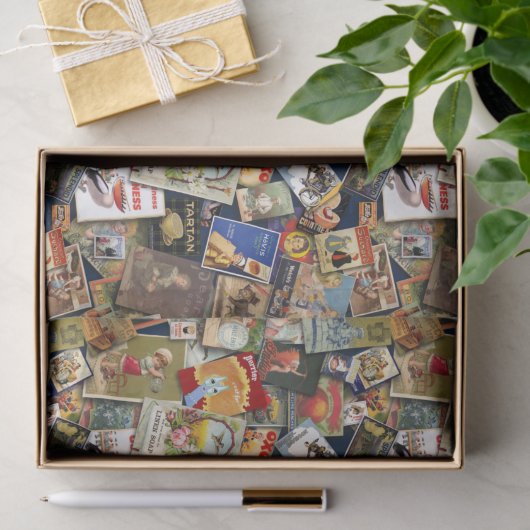  advertentie tissuepapier (Geschenk)