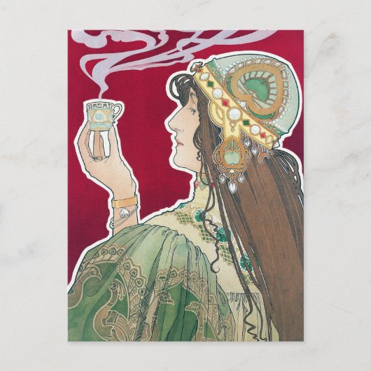  advertentie van Rajah Coffee Briefkaart (Voorkant)