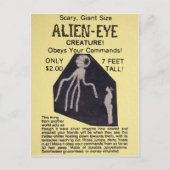  advertentie voor Alien Mail Order Advertisation Briefkaart (Voorkant)