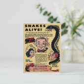  advertentie voor bestellingen van komische post briefkaart (Staand voorkant)