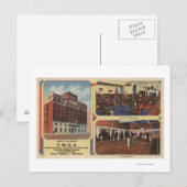 Advertentie voor het leger/marine Y.M.C.A. gebouw Briefkaart (Voorkant / Achterkant)