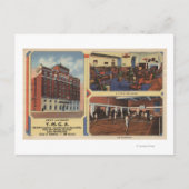 Advertentie voor het leger/marine Y.M.C.A. gebouw Briefkaart (Voorkant)