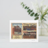 Advertentie voor het leger/marine Y.M.C.A. gebouw Briefkaart (Staand voorkant)