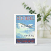 Advertentie voor luchtpost briefkaart (Staand voorkant)