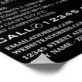 Advertentie voor medewerkers van de beveiligingsse poster (Hoek)