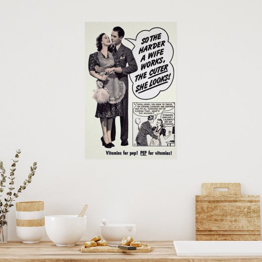 advertentie voor postorderreclame poster (Keuken)