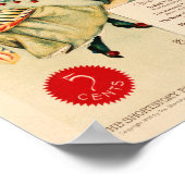  advertentie voor zwarte kat poster (Hoek)