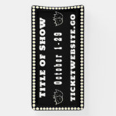 Advertentiebanner voor Show Spandoek (Verticaal)