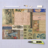  advertentiecollage ShabbyChic-decoupage Tissuepapier (Craft)