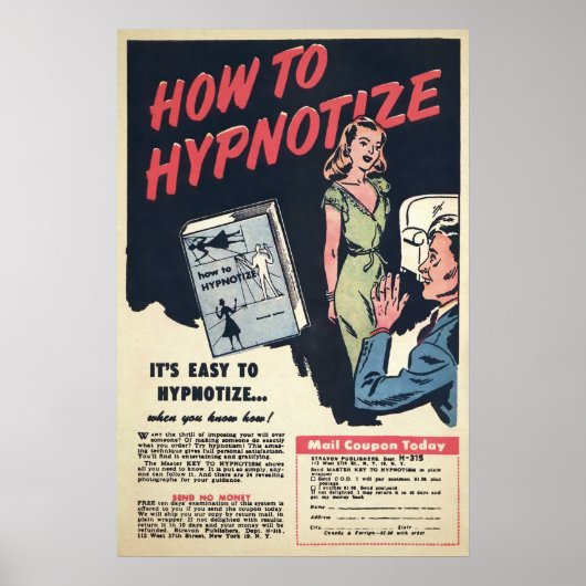  advertentiekunst met hypnotize poster (Voorkant)