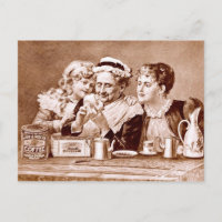  advertentielabel voor koffie en thee