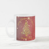 Advertentienaam Matching Set Kerstmis Red Gold Tre Matglas Koffiemok (Links)