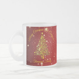 Advertentienaam Matching Set Kerstmis Red Gold Tre Matglas Koffiemok