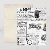  advertenties briefkaart (Voorkant / Achterkant)