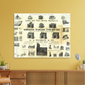 Advertenties met Guide-kaart Canvas Afdruk (Insitu (Woonkamer))