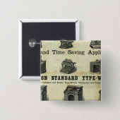 Advertenties met Guide-kaart Vierkante Button 5,1 Cm (Voorkant /achterkant)