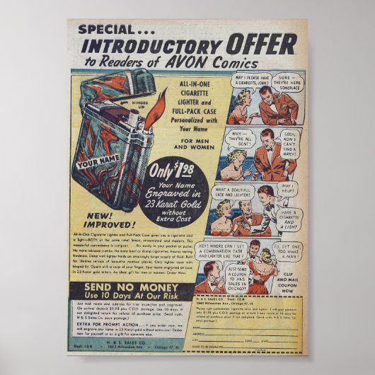  advertenties poster (Voorkant)