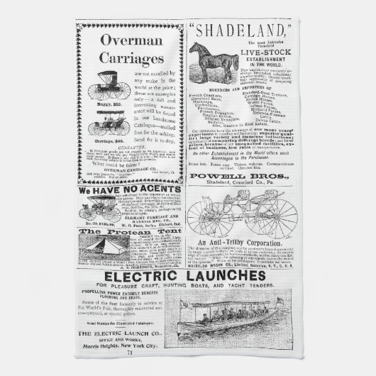 advertenties theedoek (Verticaal)