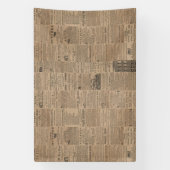 Advertenties uit het verleden, NY 1856 Spandoek (Verticaal)