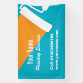 Advertenties voor schildersdiensten van profession spandoek (Verticaal)